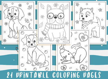 Puppy coloring pages