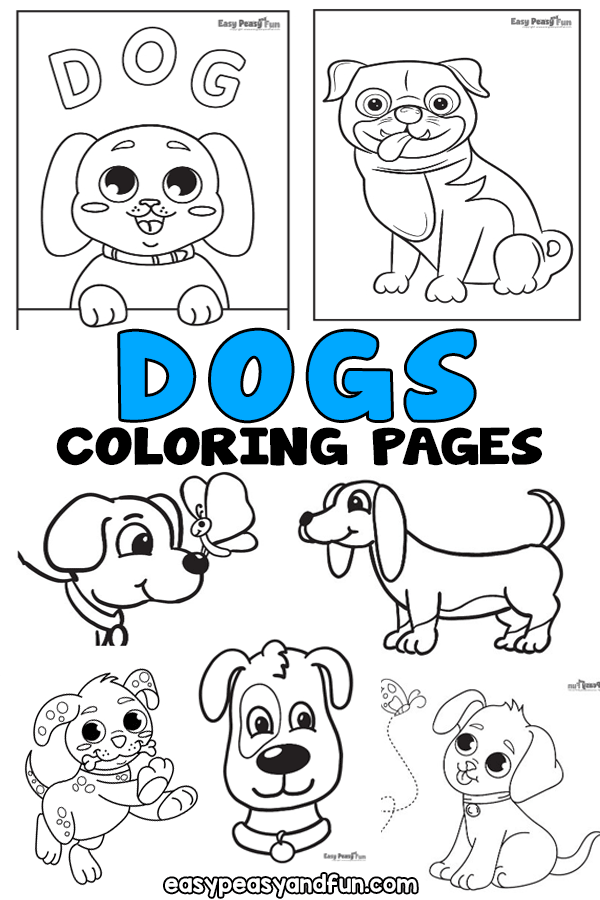 Dog coloring pages