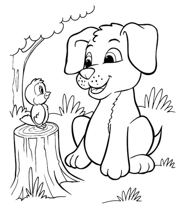 Top free printable puppy coloring pages online