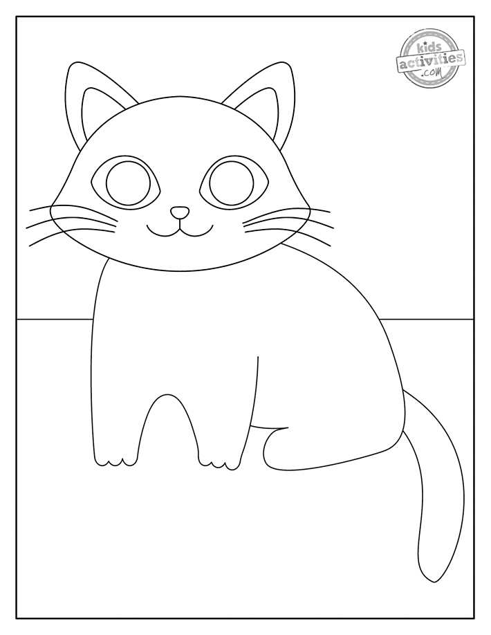 Free printable black cat coloring pages kids activities blog