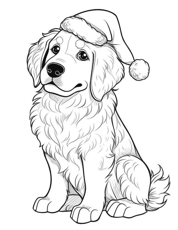 Cheerful christmas coloring pages for kids and adults