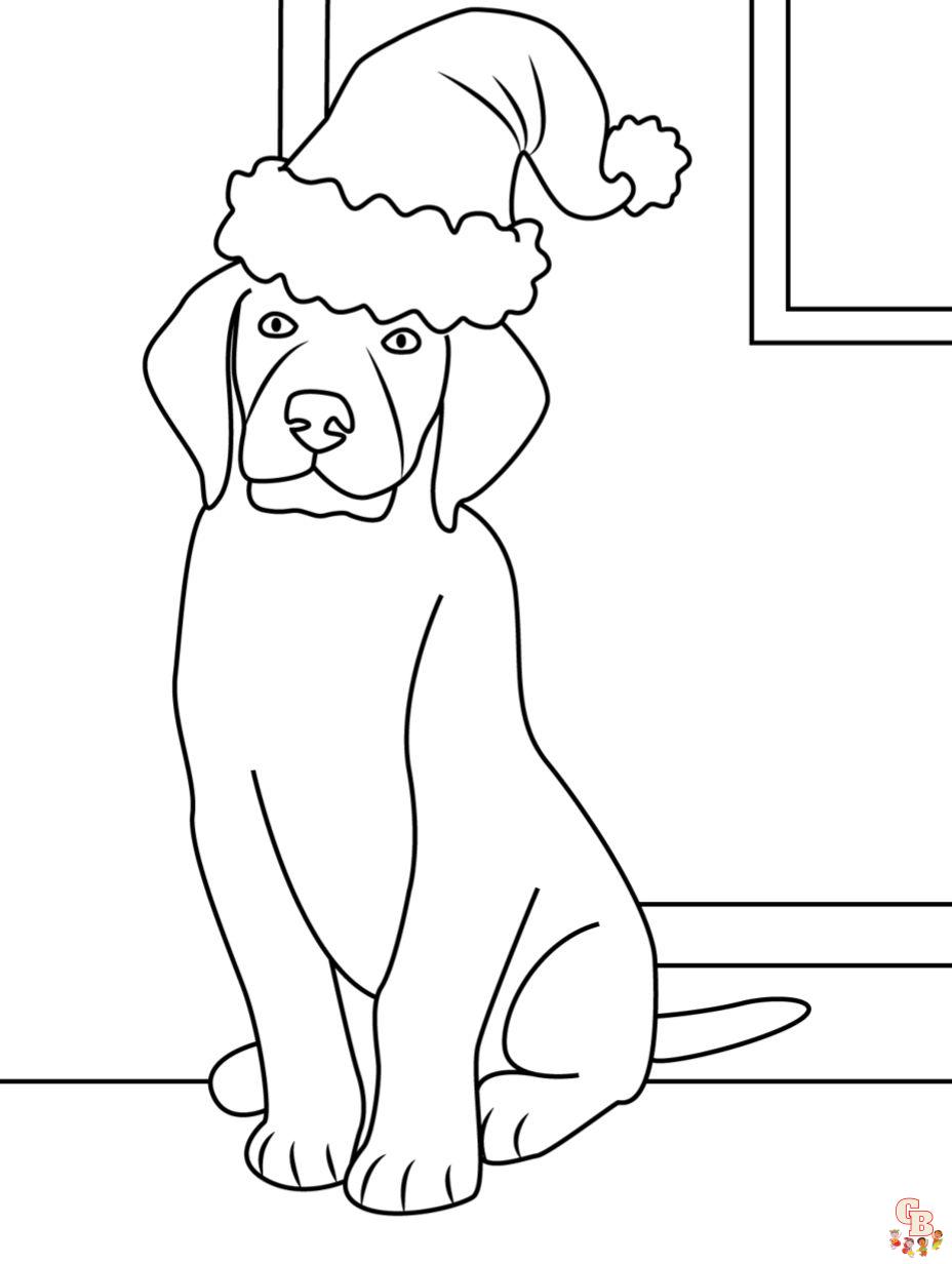 Dogs coloring pages to print