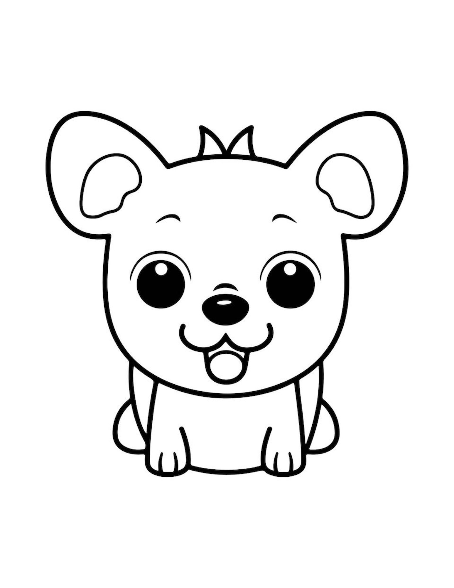 Dog coloring pages for kids and adults