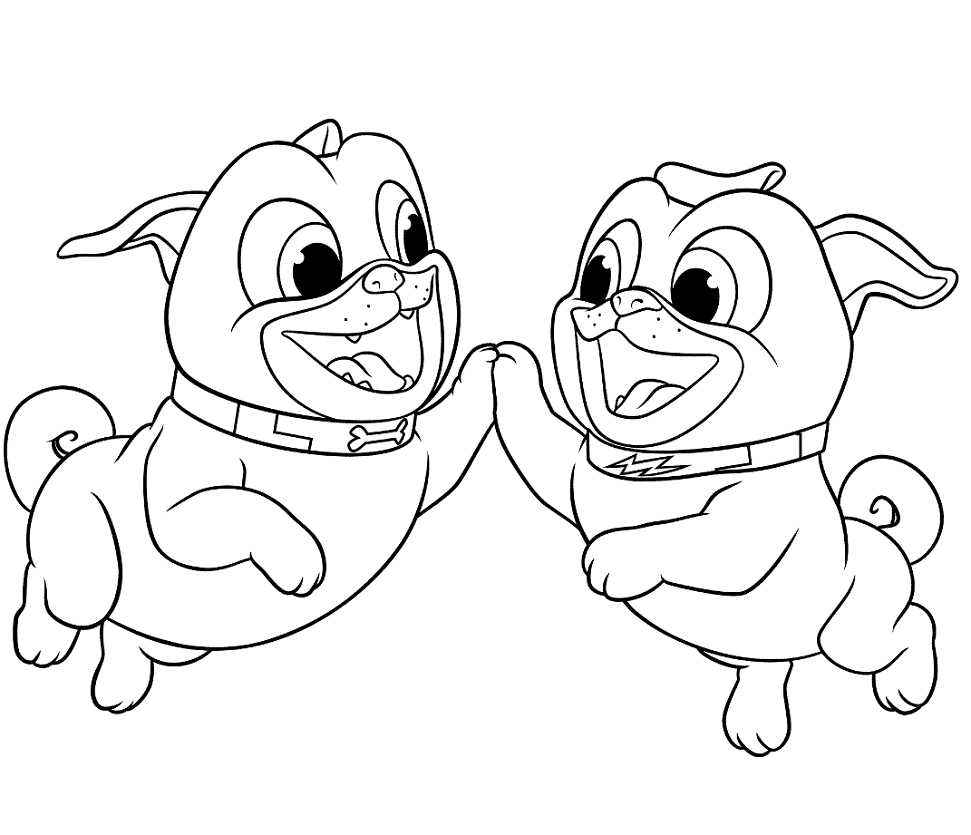 Puppy dog pals coloring pages printable for free download