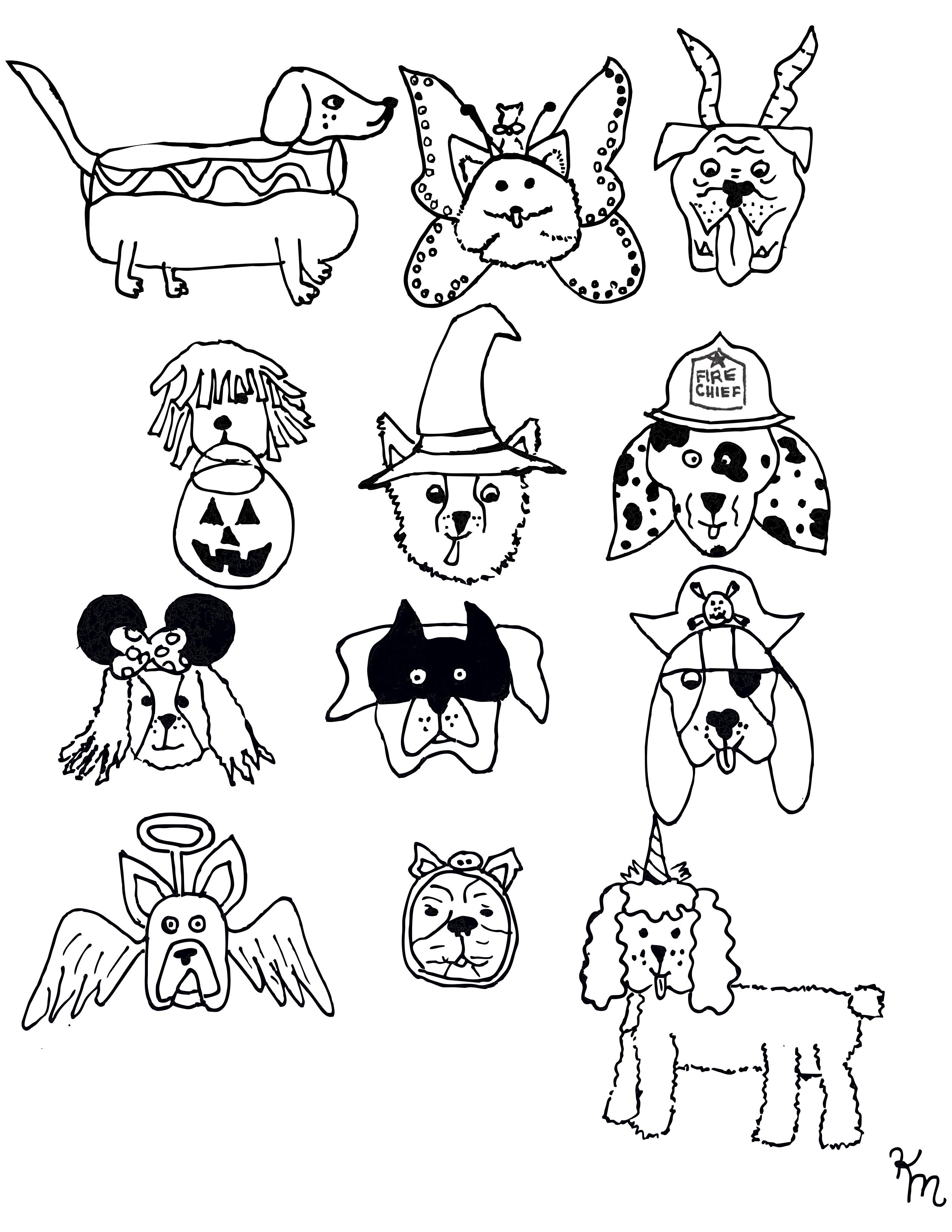 Halloween coloring pages