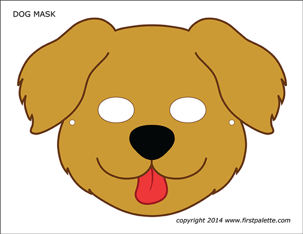 Dog or puppy masks free printable templates coloring pages firstpalette animal masks for kids printable animal masks dog mask