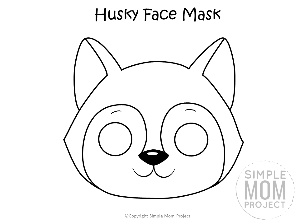 Free printable dog face mask templates dog face puppy coloring pages dog template