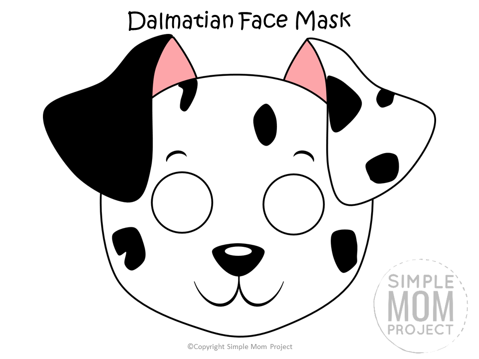 Free printable dog face mask templates mãscara de cachorro mãscaras de carnaval infantil mãscaras de animais