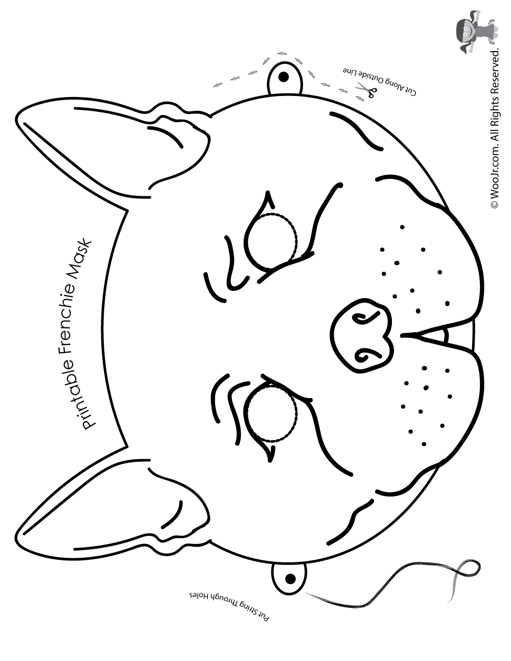 Printable dog masks in different breeds woo jr kids activities childrens publishing