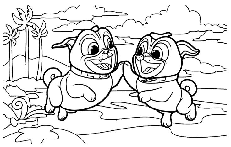 Puppy dog pals coloring pages â coloringrocks puppy coloring pages disney coloring pages bunny coloring pages