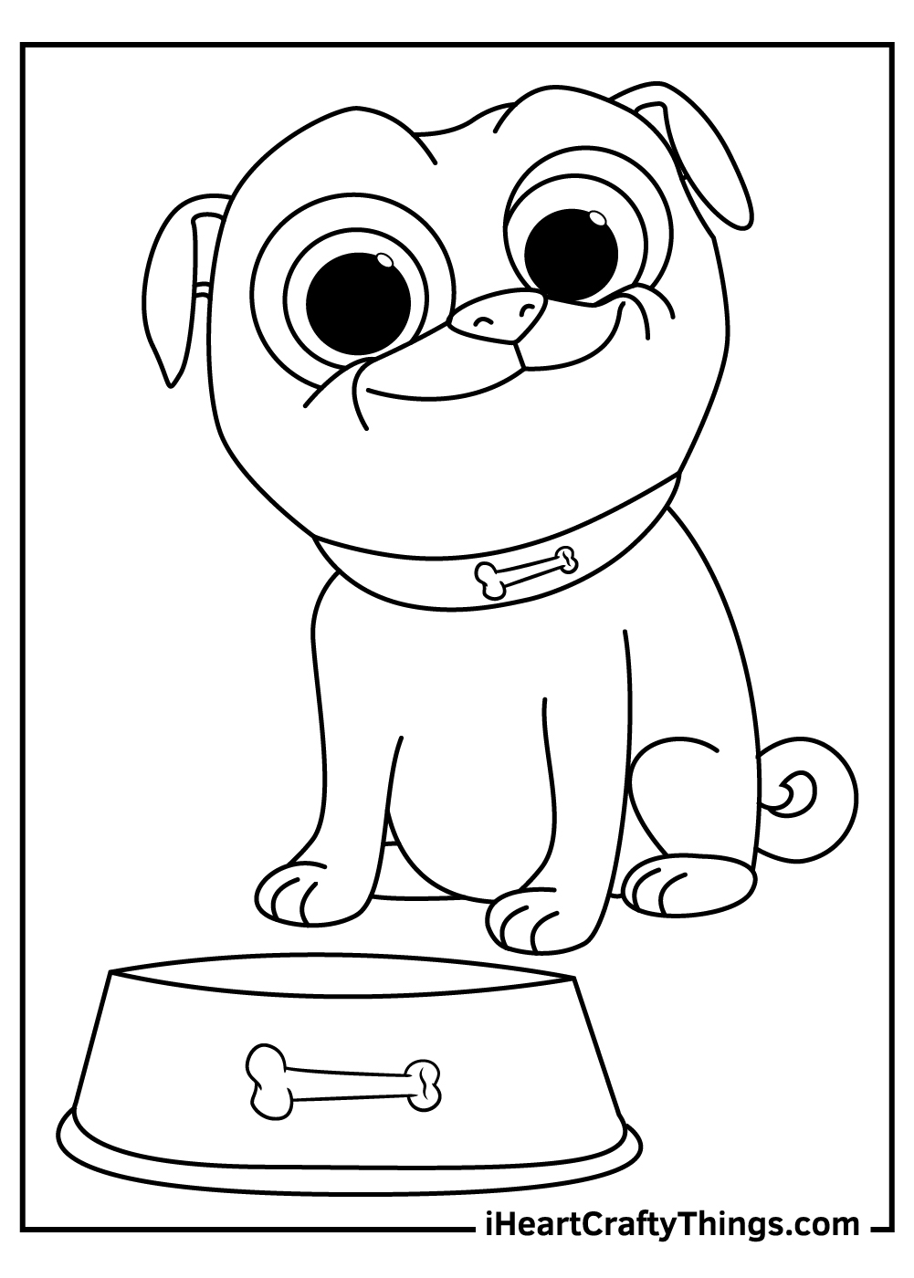 Puppy dog pals coloring pages free printables