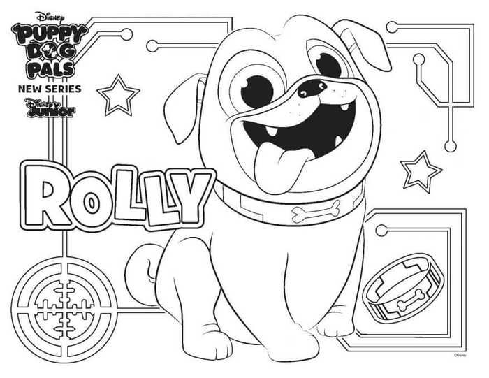 Puppy dog pals coloring pages pdf free to print