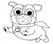 Puppy dog pals coloring pages printable