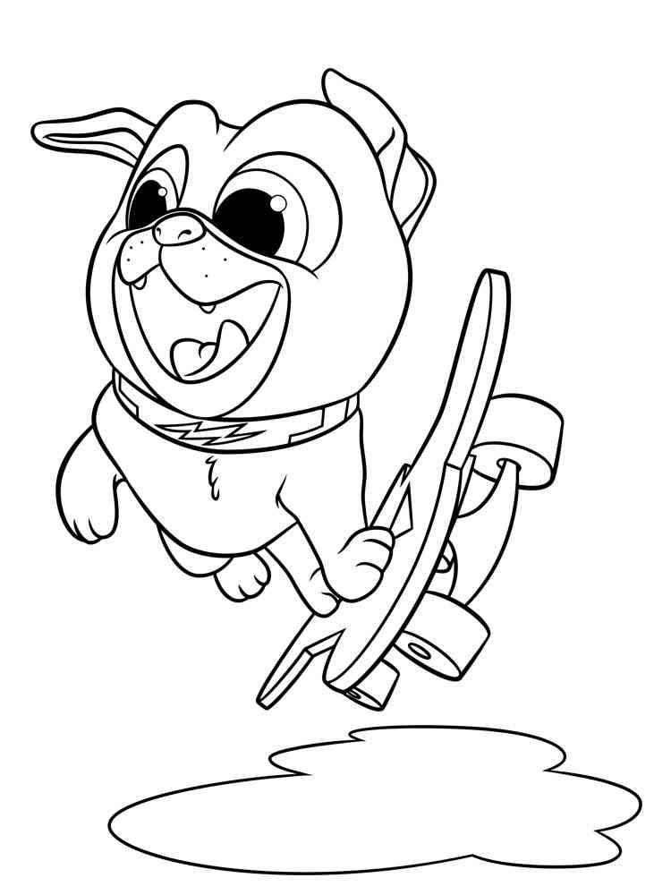 Puppy dog pals coloring pages