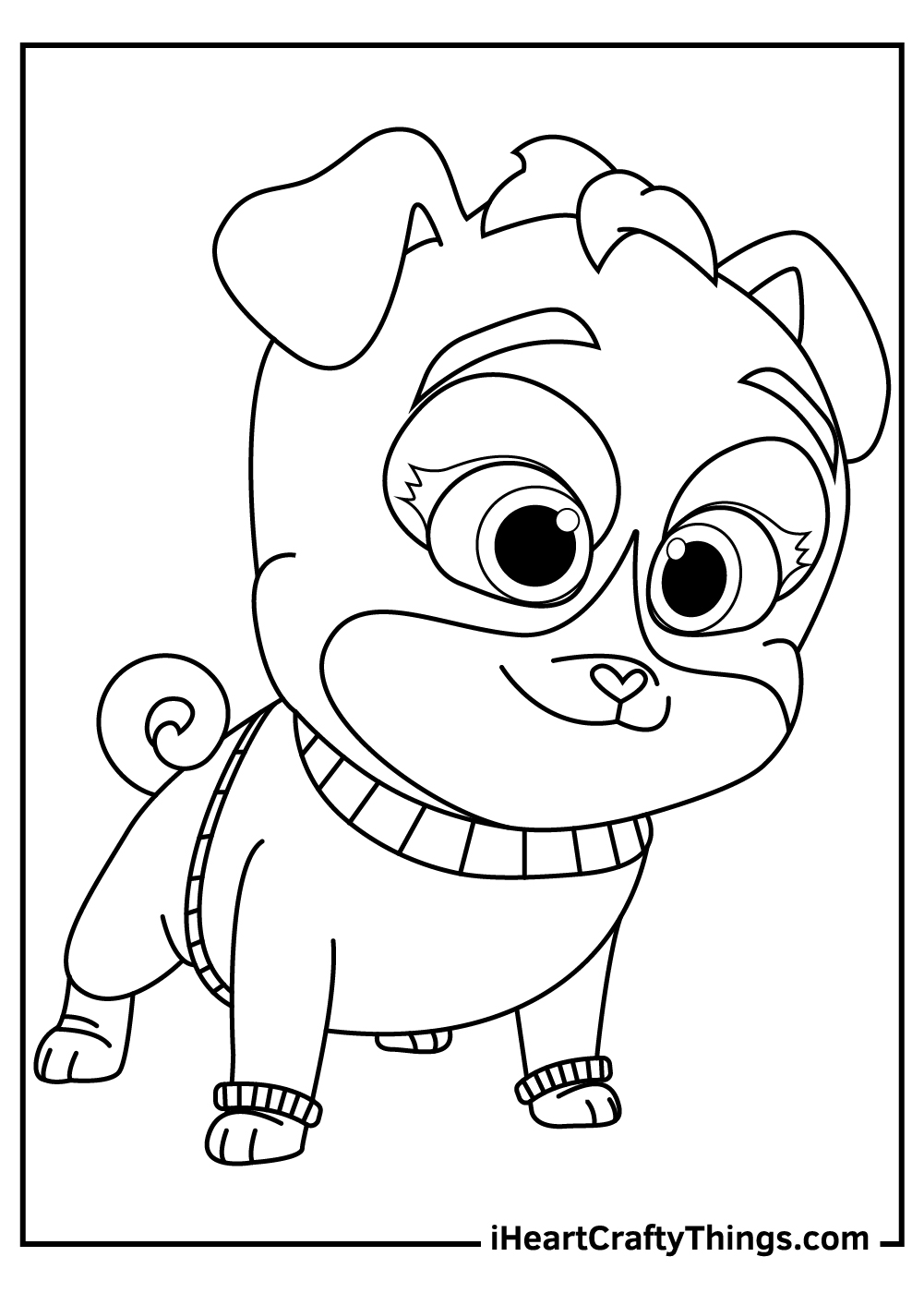 Puppy dog pals coloring pages free printables