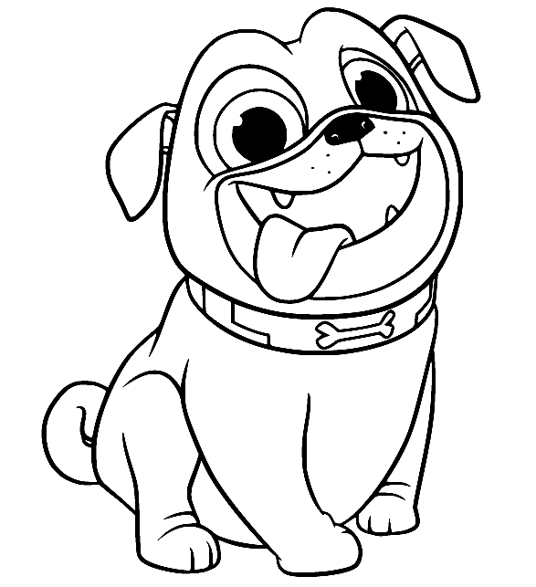 Puppy dog pals coloring pages