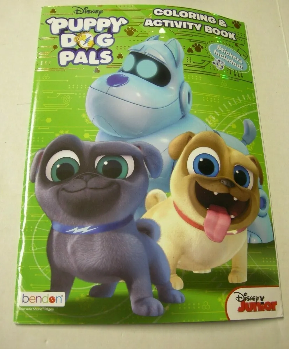 Puppy dog pals coloring activity book by bendon publishing paperback