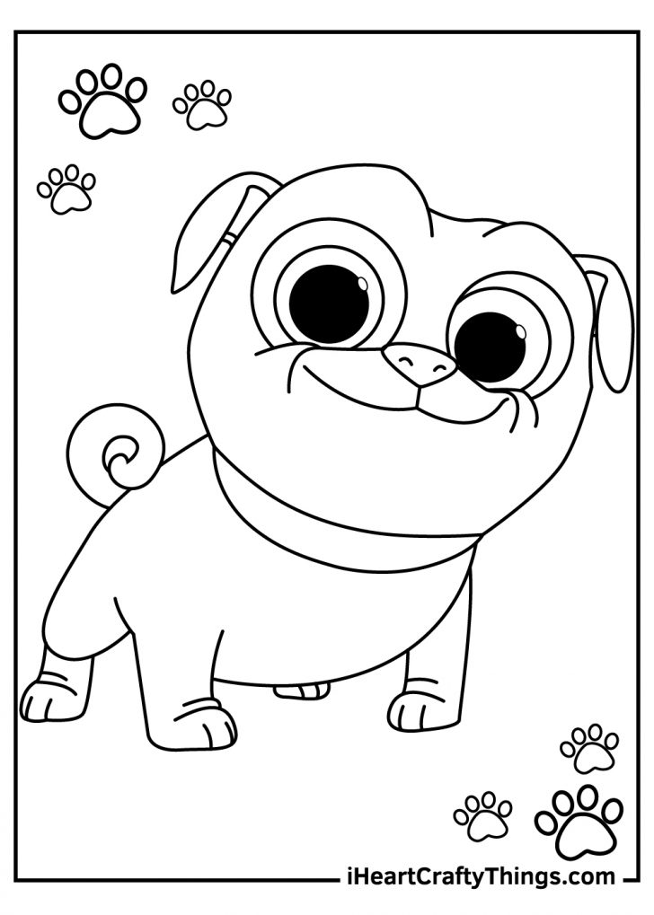 Puppy dog pals coloring page by babyshowfan on