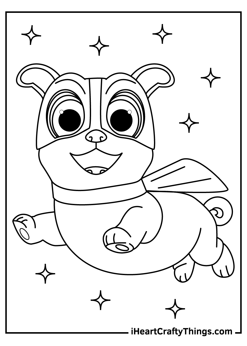 Puppy dog pals coloring pages free printables