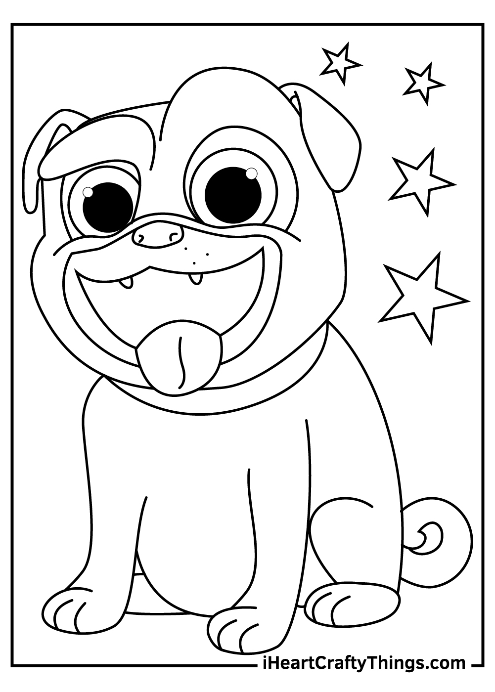 Puppy dog pals coloring pages free printables