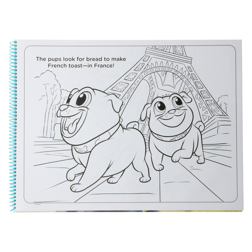 Puppy dog palsâ giant coloring activity pad five below let go have fun