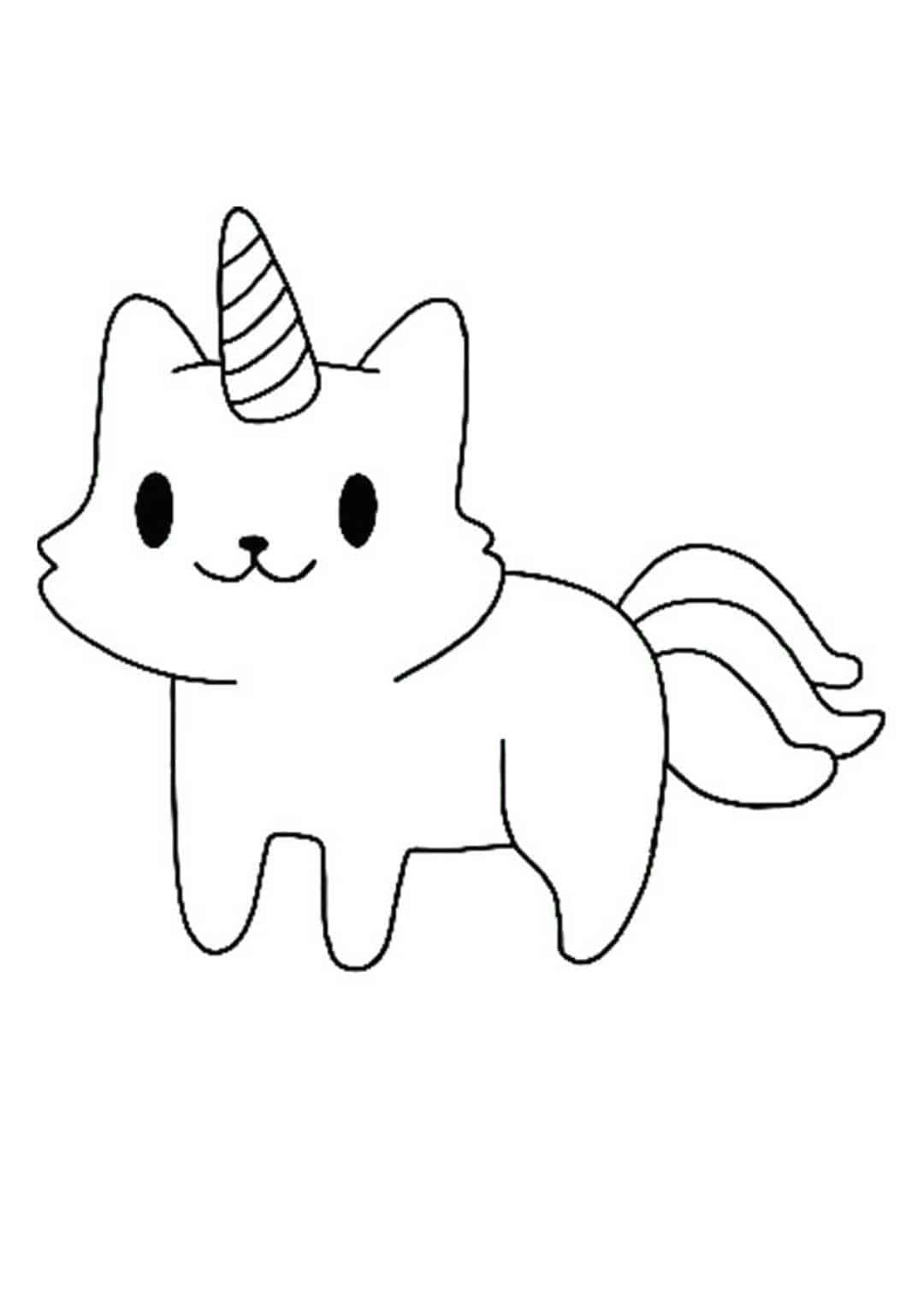 Cute unicorn coloring pages