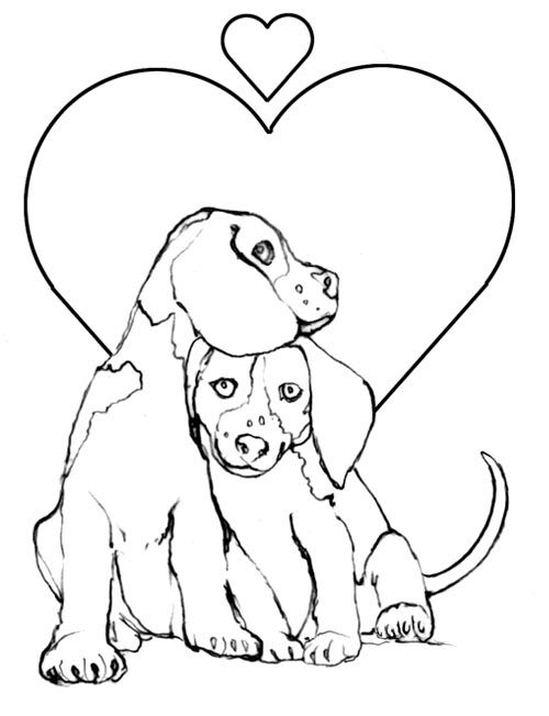 Valentines day coloring pages animal coloring pages valentine coloring pages puppy coloring pages