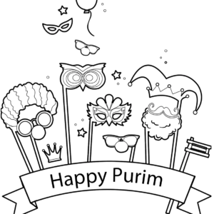 Purim coloring pages printable for free download