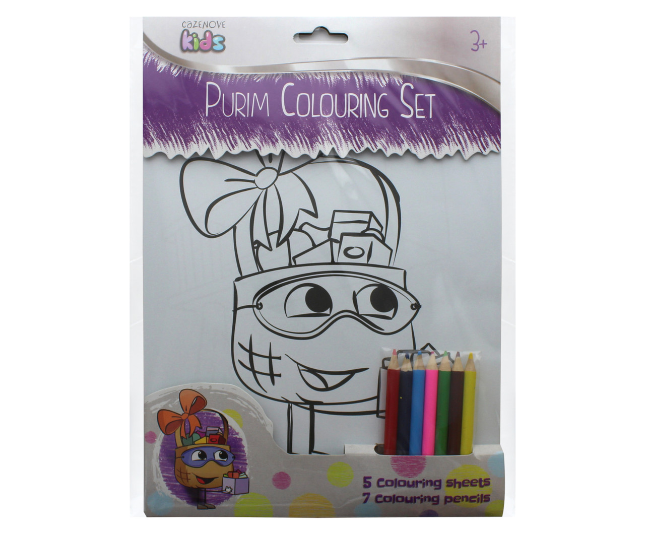 Purim coloring set buy at the jewish school supply pany