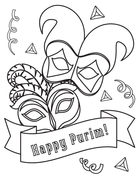 Purim coloring pages purim printables jewish coloring pages jewish holiday coloring pages mishloach manot happy purim coloring pdf