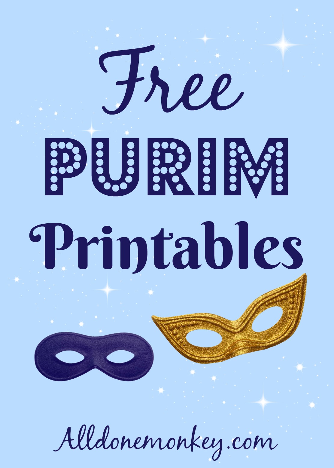 Free purim printables