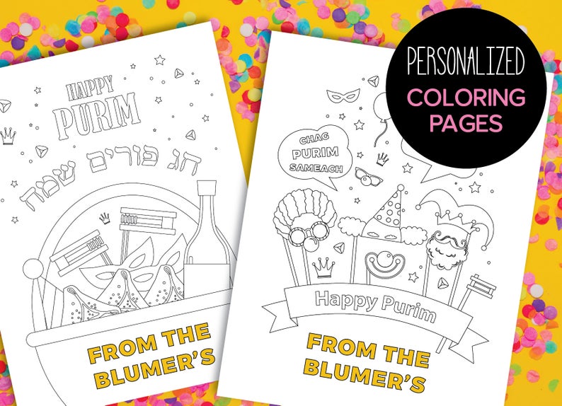 Downloadable purim colouring sheets and activity pages your children will enjoy