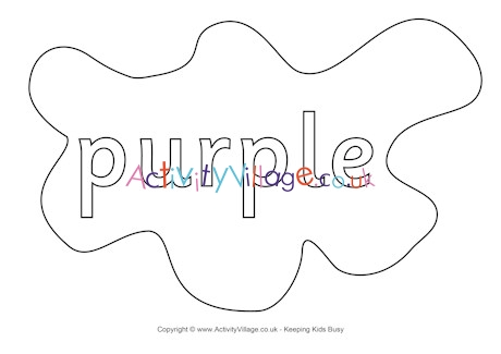 Purple louring page splats