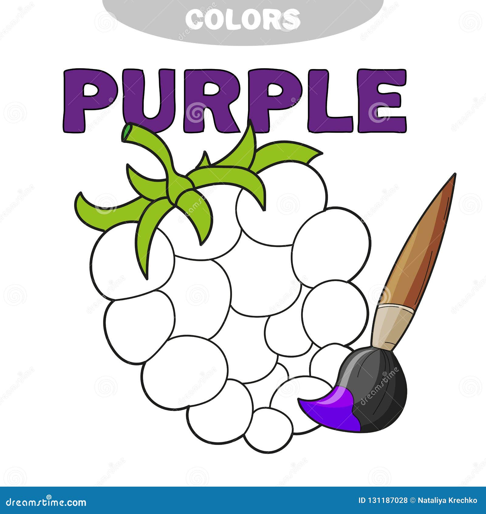 Illustration of isolated black and white berry for coloring book stock vector