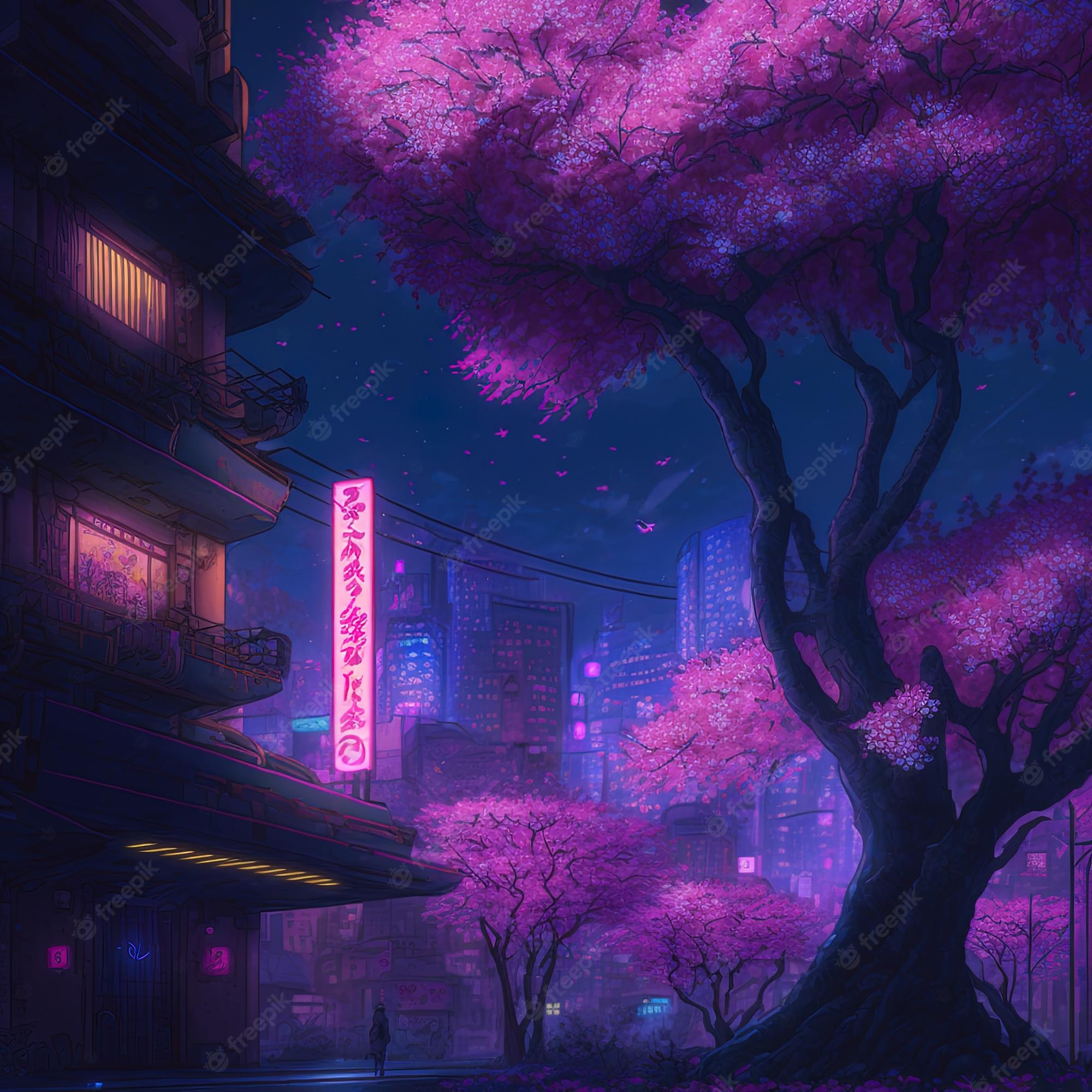 HD wallpaper: cherry blossom, scenic, petals, sky, sakura, Anime, plant,  flower | Wallpaper Flare