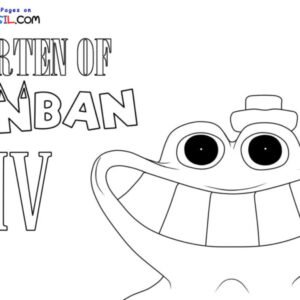 Garten of banban coloring pages printable for free download