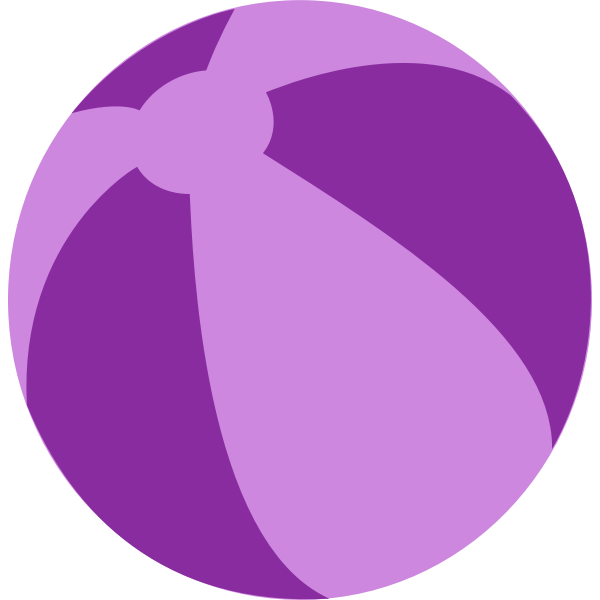 Purple beach ball free svg