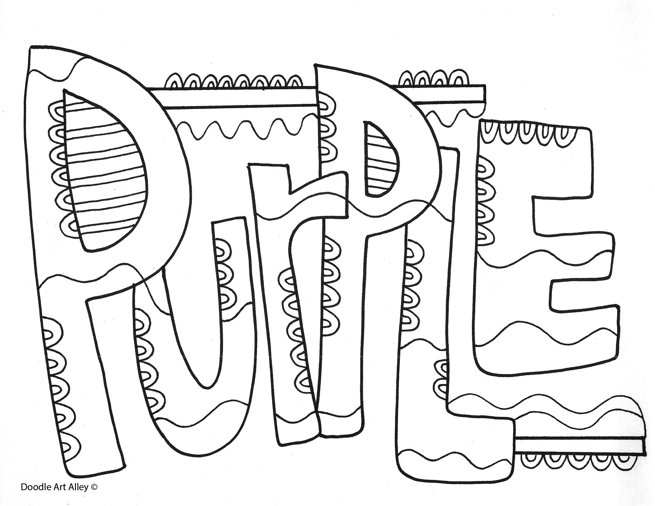 Colors coloring pages