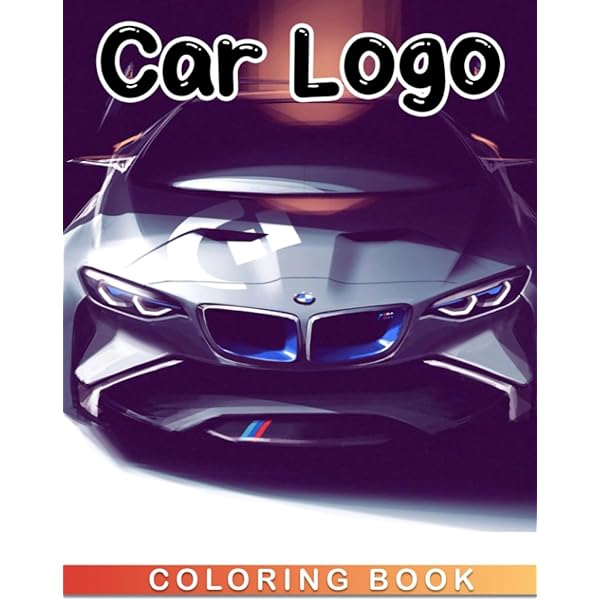 Car logo loring book for kids high