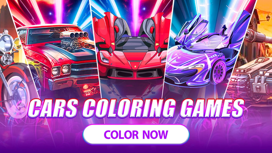 Cars transport coloring games game for android