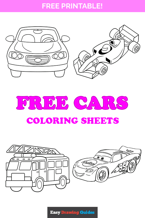 Free printable cars coloring pages for kids