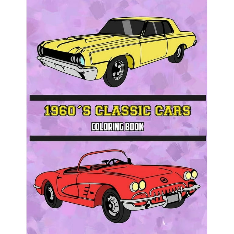 S classic cars coloring book volume paperback