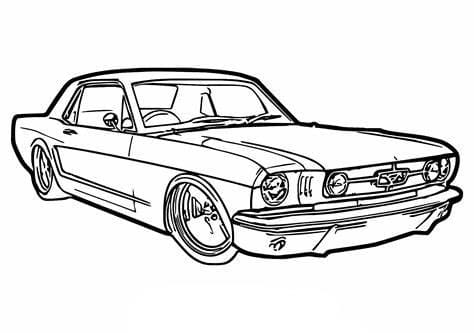 Car coloring pages