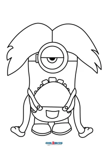 Free printable minion coloring pages for kids