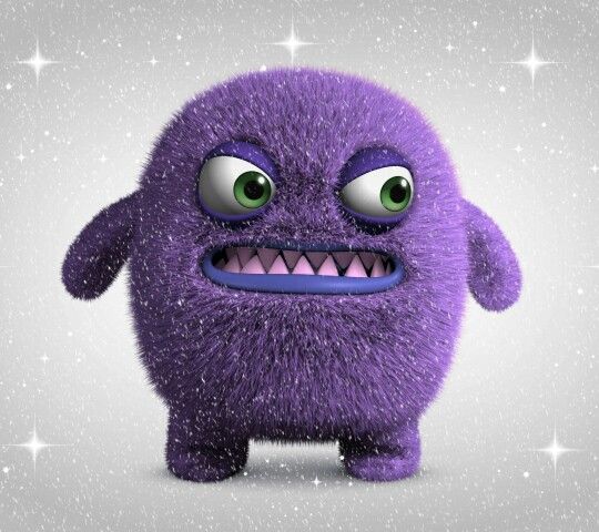 Purple monster cute monsters cute anime character pig wallpaper