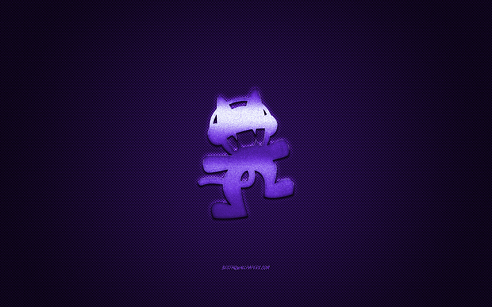 Download wallpapers monstercat logo purple shiny logo monstercat metal emblem purple carbon fiber texture monstercat brands creative art for desktop free pictures for desktop free