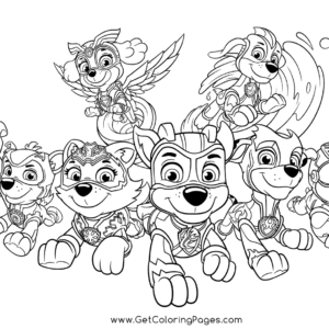 Paw patrol mighty pups coloring pages printable for free download