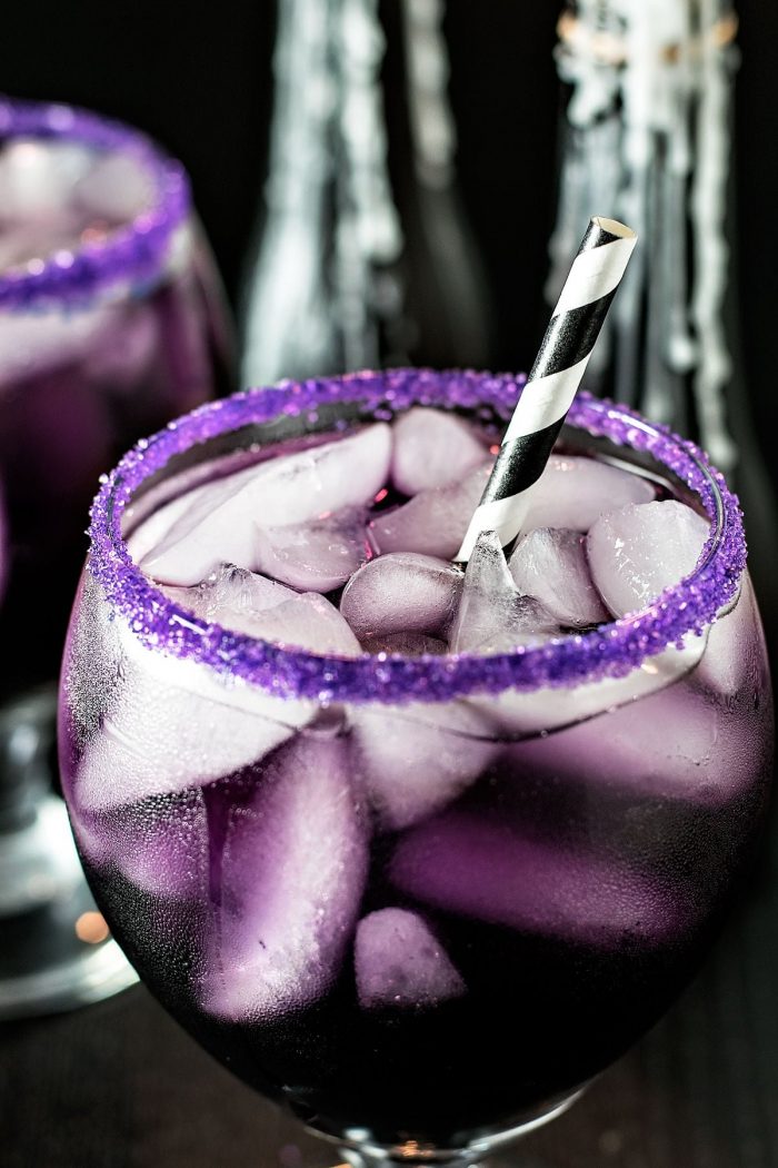 Purple people eater cocktail