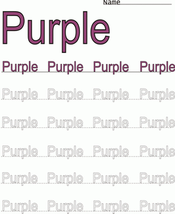 Printable purple word color coloring worksheet coloring worksheets free online coloring pages