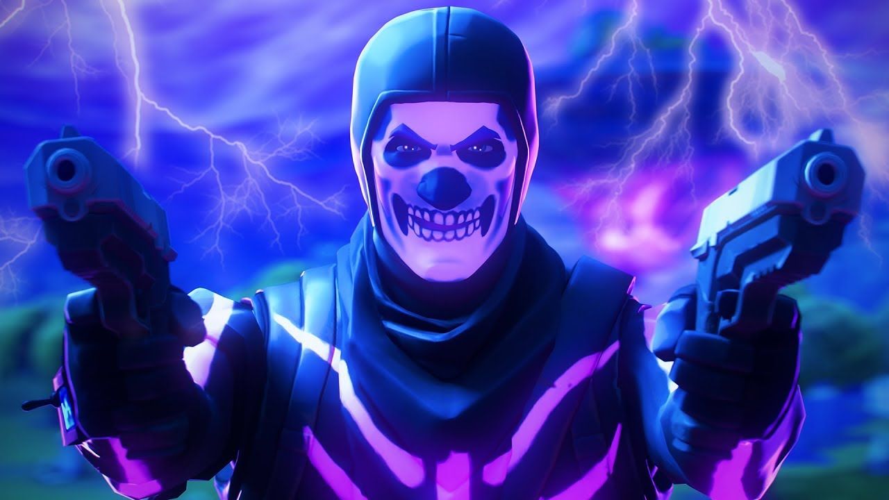 Purple skull trooper fortnite s on